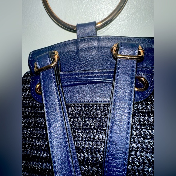 Blue backpack handbag, Lauren Conrad. Like new. - Picture 2 of 15